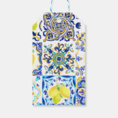 サマーシチリア柑橘類マジ地中海のリカ ギフトタグ (裏面)