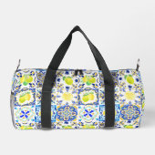 サマーシチリア柑橘類マジ地中海のリカ ダッフルバッグ (裏面)