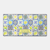 サマーシチリア柑橘類マジ地中海のリカ デスクマット (正面)