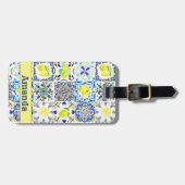 サマーシチリア柑橘類マジ地中海のリカ ラゲッジタグ (正面横)