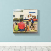 サマーシティシュトゥープ2000 キャンバスプリント (インサイチュ (ウッドフロア))