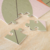 サマーシトラススイカ：抽象芸術幾何学模様 ジグソーパズル (側面)