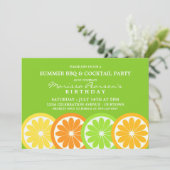 サマーシトラスパーティの招待状 招待状 (スタンド正面)