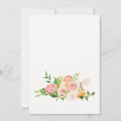 サマーシトラスブライダルシャワーブランチ招待状 招待状 (裏面)