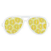 サマーシトラスレモンスライス アビエーターサングラス (正面)
