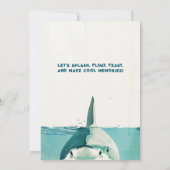 サマーシャークビーチパーティー 招待状 (裏面)