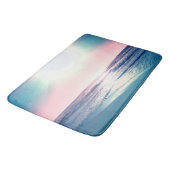 サマーシーサンセットトロピカルビーチ写真 バスマット (アングル)