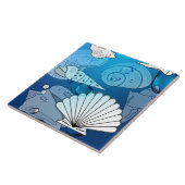 サマーシーシェルズアクア海 タイル (側面)