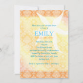 サマーシーシェルビーチブライダルシャワー 招待状 (裏面)