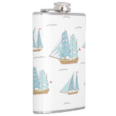 サマーシータイムセール付き可愛いヨット フラスク (右)