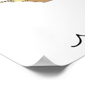 サマーシータイムセール付き可愛いヨット ポスター (角)