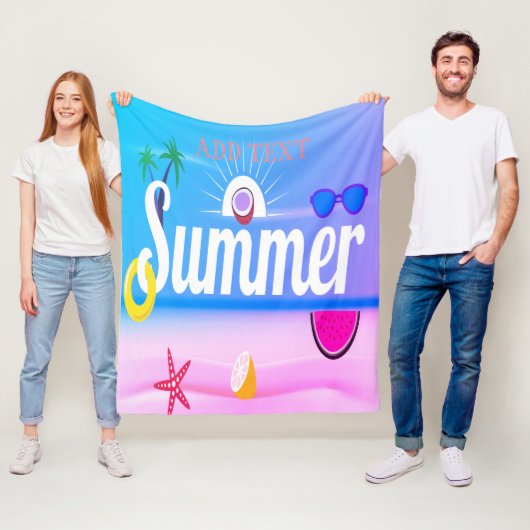 サマーシーバケーションフリースブランケット フリースブランケット (インサイチュ)