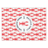 サマーシーフードボイルファミリーロブスターカスタムパーティー テーブルクロス (正面(横))