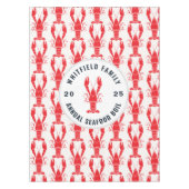 サマーシーフードボイルファミリーロブスターカスタムパーティー テーブルクロス (正面)