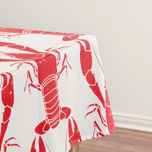 サマーシーフードボイルファミリーロブスターカスタムパーティー テーブルクロス (インサイチュ)