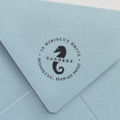 サマーシーホース差出人住所 ラバースタンプ