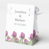 サマージャングルウォーターカラー結婚フローラ フェイバーボックス (裏面サイド)