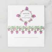 サマージャングルウォーターカラー結婚フローラ プレイスカード (外部開封)