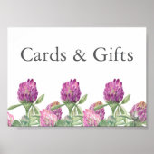 サマージャングルウォーターカラー結婚フローラ ポスター (正面)