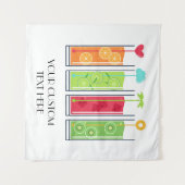 サマージュースカスタム文字タペストリー タペストリー (正面(横))