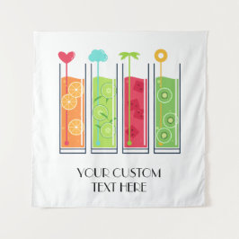 サマージュースカスタム文字タペストリー タペストリー