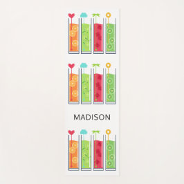 サマージュース名前をカスタムするヨガマット ヨガマット