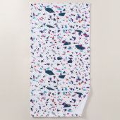 サマージョイテラッツォカラフルおもしろい ビーチタオル (正面)