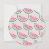 サマースイカのベビーシャワー招待状 招待状 (裏面)