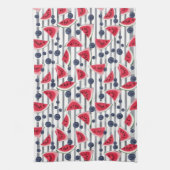 サマースイカストライプ キッチンタオル (縦)