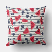 サマースイカストライプ クッション (裏面)