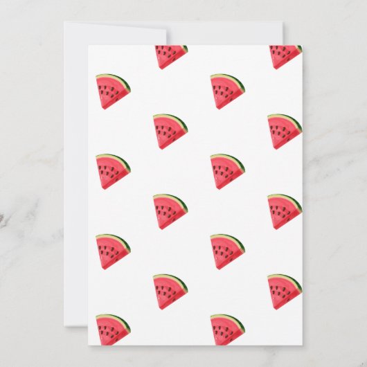 サマースイカテーマファミリー懇親会ホワイト セーブザデート (裏面)