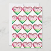 サマースイカバルーン1st誕生日パーティー 招待状 (裏面)