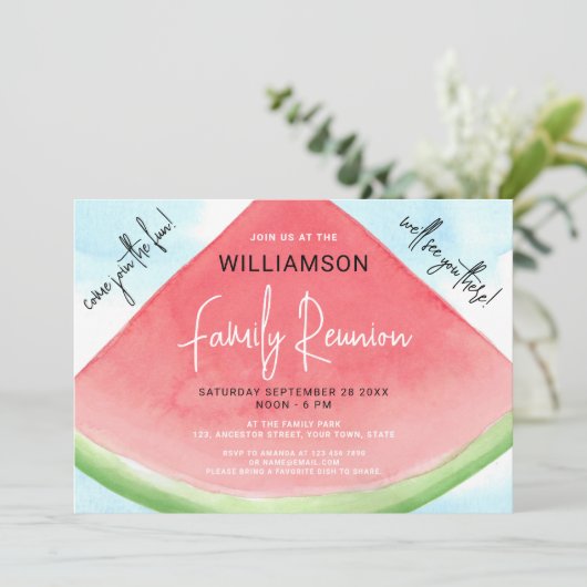 サマースイカファミリー懇親会 招待状 (スタンド正面)