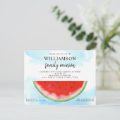 サマースイカファミリー懇親会 案内ポストカード (スタンド正面)