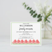 サマースイカファミリー懇親会 案内ポストカード (スタンド正面)