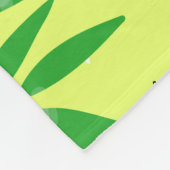 サマースイカ枝種ブライトトロピカル フリースブランケット (角)