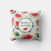 サマースイカ装飾用クッション クッション (正面)