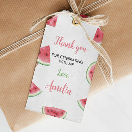 サマースイカ誕生日パーティギフトラベル ギフトタグ