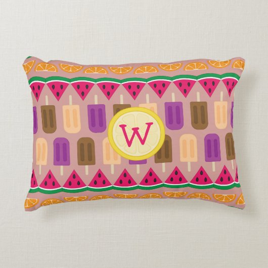 サマースイーツアクセント枕 アクセントクッション (正面)