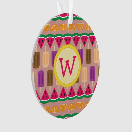 サマースイーツアクリルオーナメント オーナメント (正面)