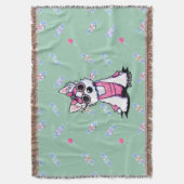 サマースイートオリヴィアウェスティーブランケット スローブランケット (正面縦)