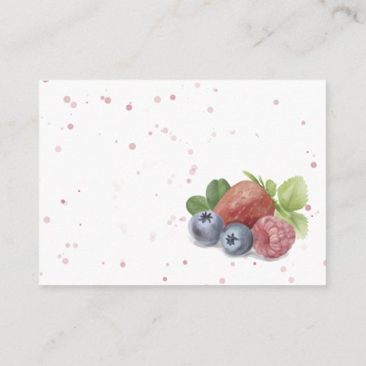 サマースイートベリーオムツラッフル エンクロージャーカード (裏面)