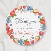 サマースイートベリーファースト誕生日 フェイバータグ (正面)