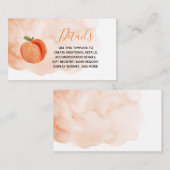 サマースイートリトルピーチ詳細カード エンクロージャーカード (正面/裏面)