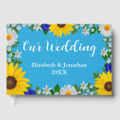 サマースカイブルーフローラ結婚ズ ゲストブック (正面)