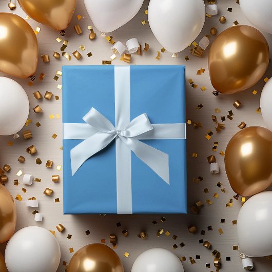 サマースカイブルーラッピング紙転が ラッピングペーパー