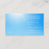 サマースカイ海セラピスト心理学者ソファ 名刺 (裏面)