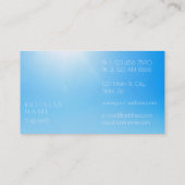 サマースカイ海セラピスト心理学者ソファ 名刺 (裏面)