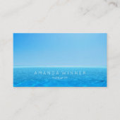 サマースカイ海セラピスト心理学者ソファ 名刺 (正面)