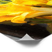 サマースカッシュ花ポスター紙（マット） ポスター (角)